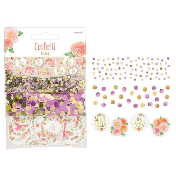 Floral Baby Confetti