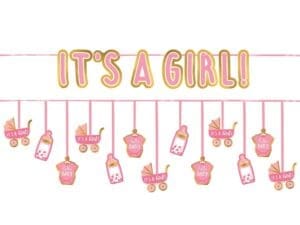 It's a Girl Double Banner