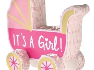 Pink Baby Carriage Mini Pinata