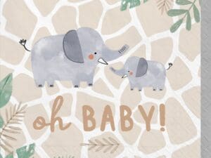 Soft Jungle Beverage Napkins (16ct)