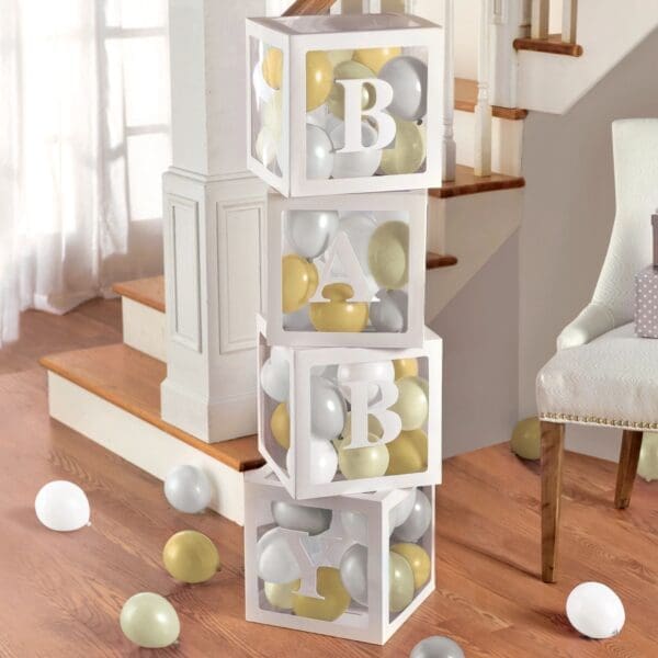 Soft Jungle Baby Balloon Boxes