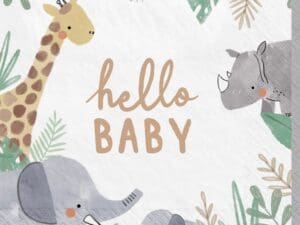 Soft Jungle Lunch Napkins (16ct)