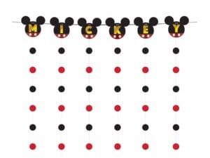 Mickey Mouse Banner String Deco Kit