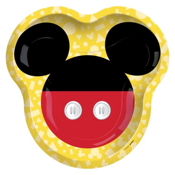 Mickey Mouse Shaped Plates (8ct)