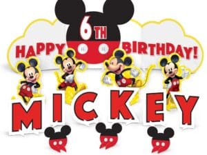 Mickey Mouse Table Deco Kit
