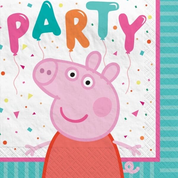 Peppa Pig Beverage Napkins (16ct)