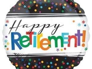 Retirement 18" Mylar