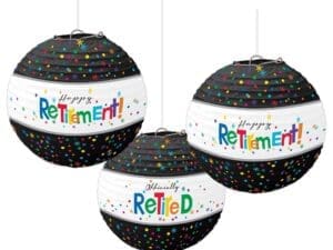 Retirement Paper Lanterns