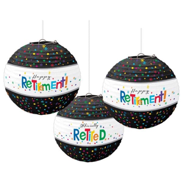 Retirement Paper Lanterns