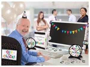 Retirement Mini Office Decor Kit