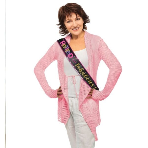 Retirement Fabric Sash