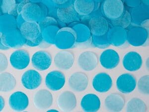 The Big Reveal Blue Tissue Confetti
