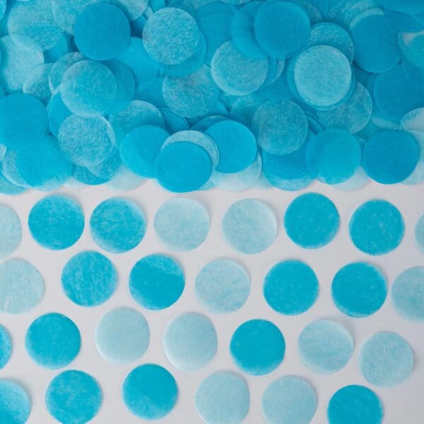 The Big Reveal Blue Tissue Confetti