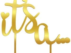 The Big Reveal Cake Topper