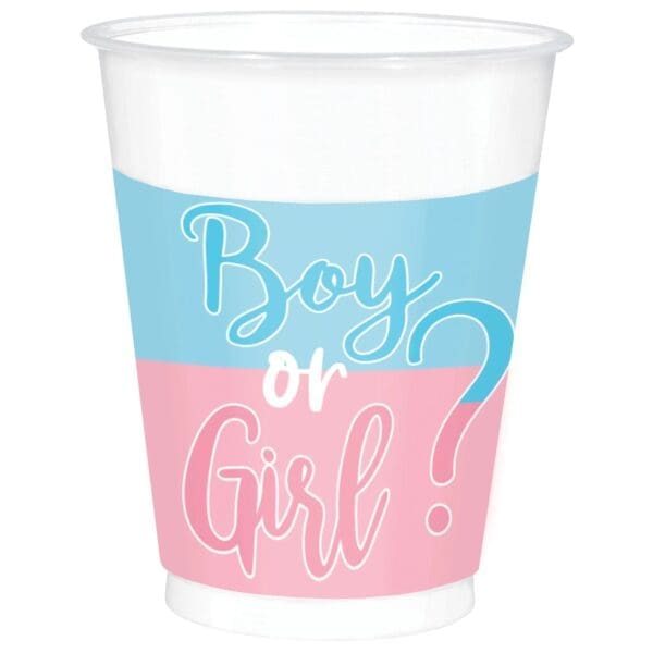 The Big Reveal Plastic Cups (25ct)