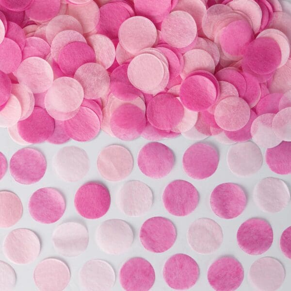 The Big Reveal Pink Tissue Confetti