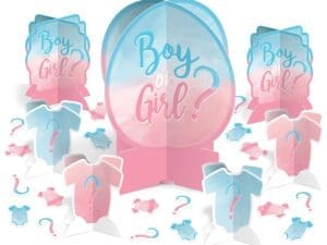 The Big Reveal Table Centerpiece Deco Kit