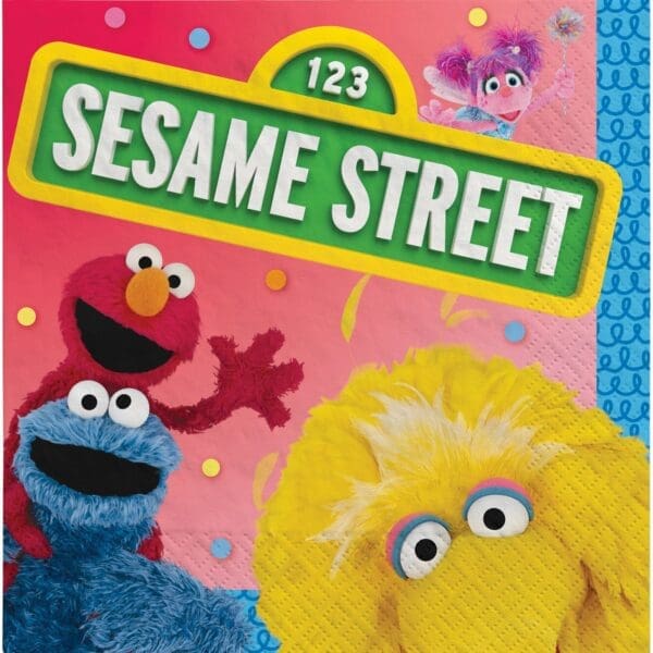 Sesame Street Beverage Napkins (16ct)