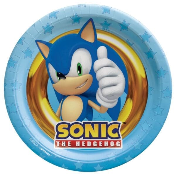 Sonic 7" Plates (8ct)