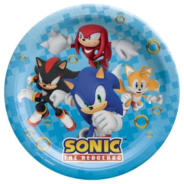 Sonic 9" Plates (8ct)