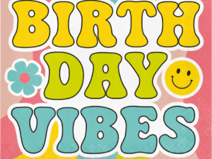 Flower Power Luncheon Napkins (16ct)