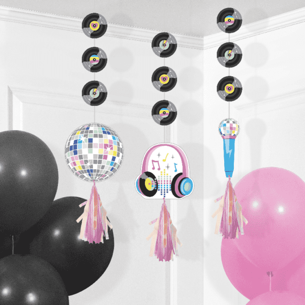 Birthday Beats Hanging Cutouts