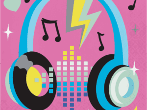 Birthday Beats Luncheon Napkins (16ct)