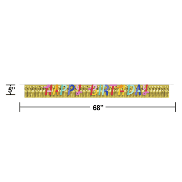 Birthday Confetti Banner