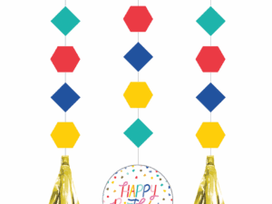 Birthday Confetti Hanging Cutouts