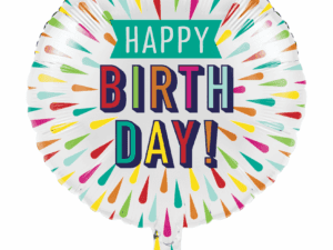 Birthday Burst 18" Mylar
