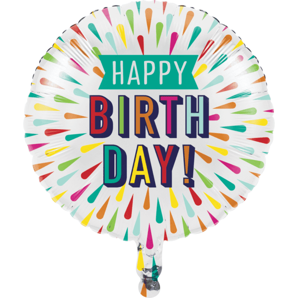 Birthday Burst 18" Mylar