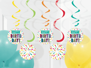 Birthday Burst Dizzy Danglers