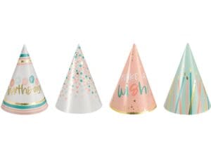 Happy Cake Day Mini Cone Hats