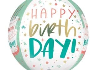 Happy Cake Day Orbz Mylar
