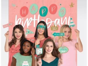 Happy Cake Day Scene Setter w/ Props