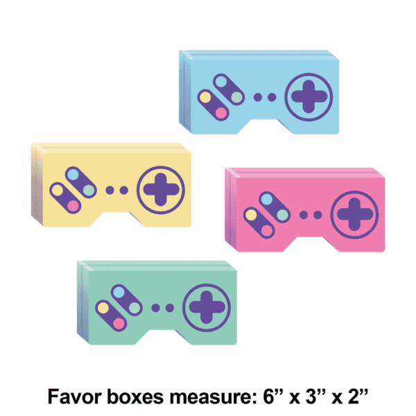 Digital Game Favor Boxes (4ct)