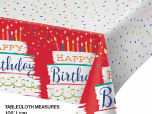 Festive Cake Tablecloth