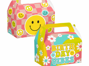 Flower Power Favor Boxes (4ct)
