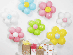 Flower Power Balloon Wall Decor