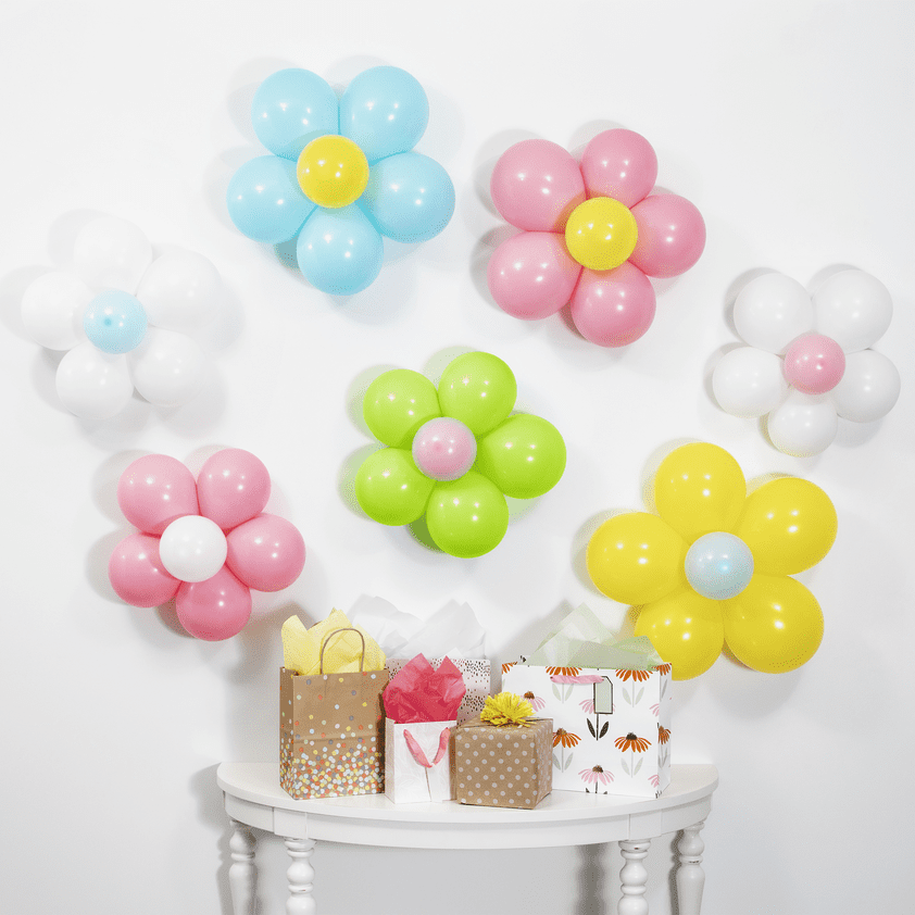 Flower Power Balloon Wall Decor
