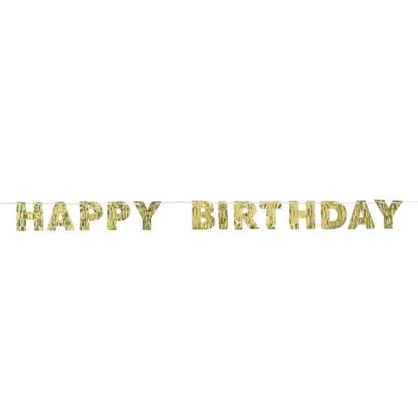Golden Age Fringed Letter Banner