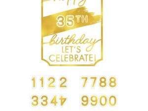 Golden Age Cardboard Sign