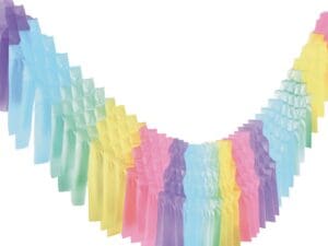Pastel Tissue Garland