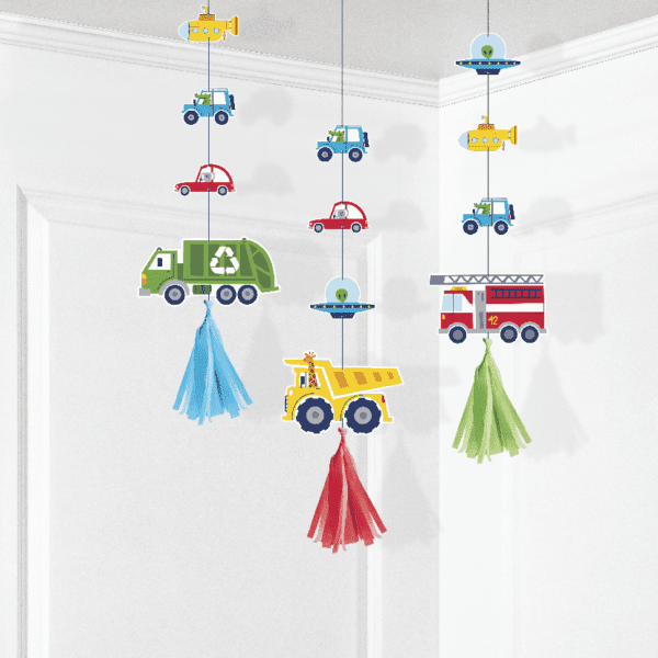 Transportation Time Hanging Cutouts