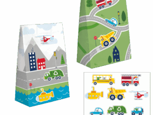 Transportation Time Treat Bags