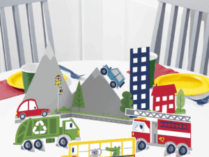 Transportation Time Centerpiece