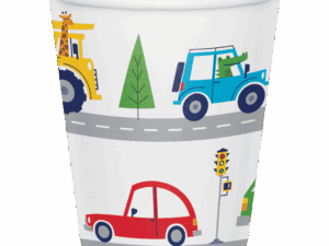 Transportation Time Paper Cups (8ct)