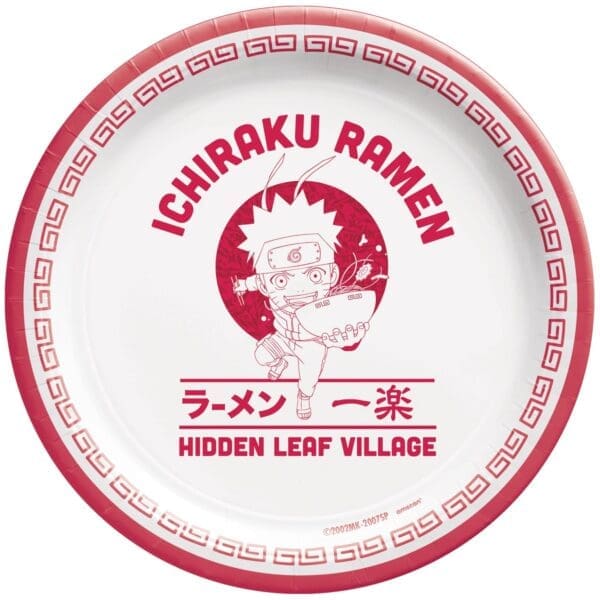 Naruto 7" Plate (8ct)