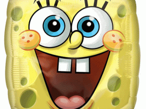 Spongebob Face 18" Mylar