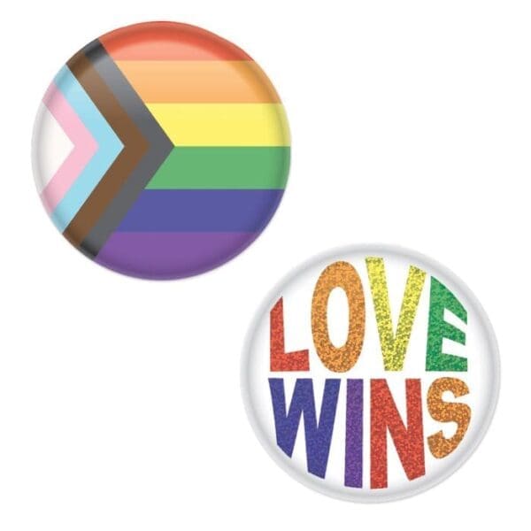 Pride Buttons 2pk